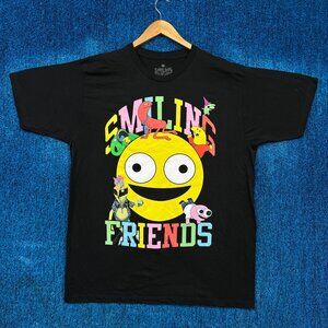 Smiling Friends Cartoon Network and Adult Swim Graphic T-Shirt Size Extra Large